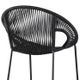 Armen Living Acapulco 30" Black Bar Stool-3