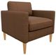 Best® Home Furnishings Customizable Trafton Leather Accent Chair with Honey Birch Legs-0