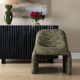 Uttermost® Menlo Olive Green Accent Chair-1