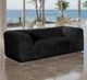 Furniture of America® Nappi Black Loveseat-1
