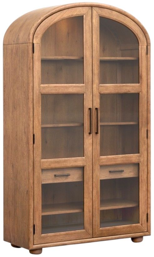 Magnussen Home® Woodward Dark Clove Brown Display Cabinet-0