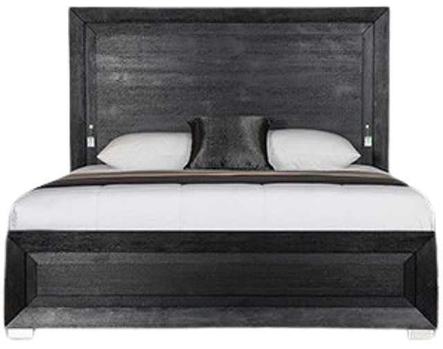 Furniture of America® Ashbourne Black California King Panel Bed-0