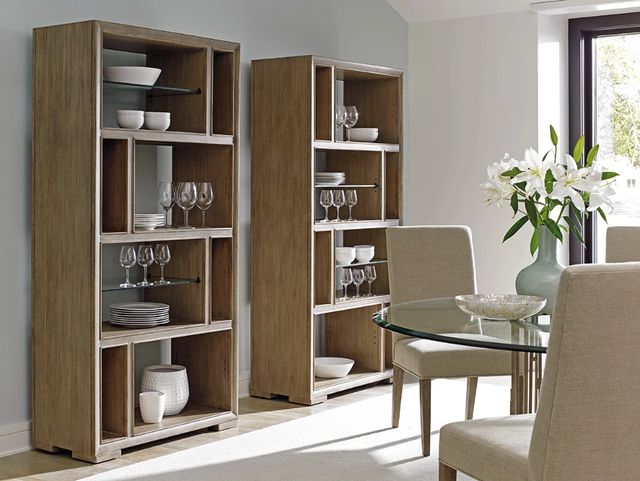 Lexington Home Shadow Play Windsor Beige Open Bookcase-1