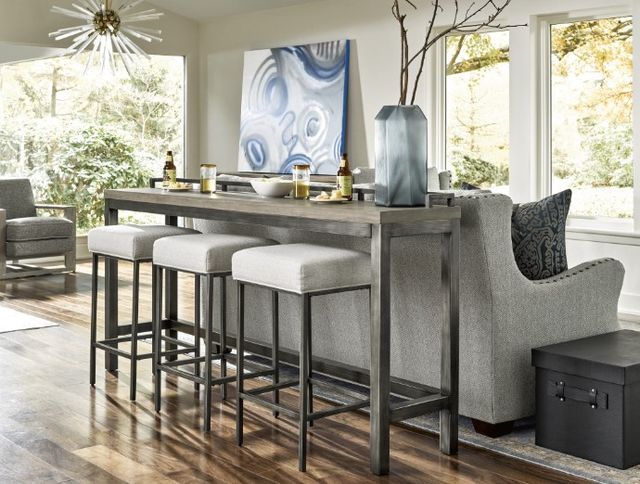 Universal Explore Home™ Mitchell 4-Piece Graystone/Zora Cream Console Table Set-3