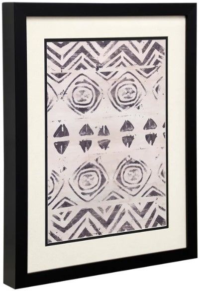 Stylecraft Pattern Bazaar III Black Wall Art-0