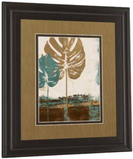 Classy Living Patricia Pinto Blue Leaves II Wall Art-3