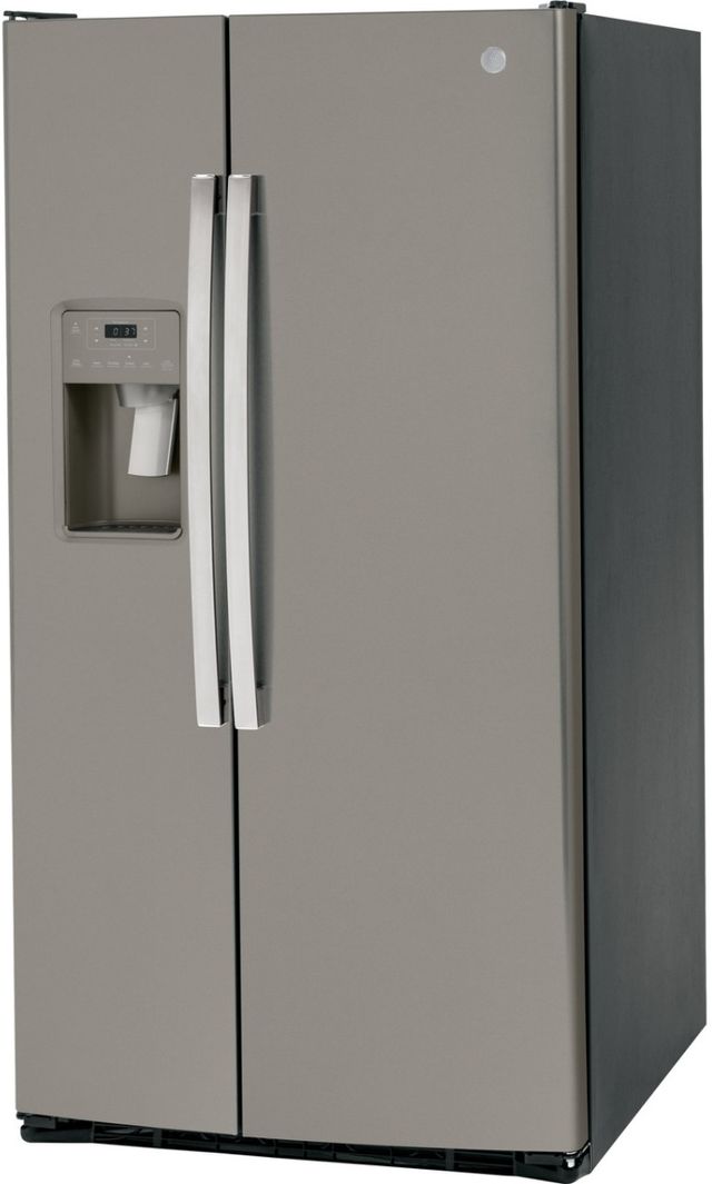 GE® 36 in. 25.3 Cu. Ft. Slate Side-by-Side Refrigerator-2