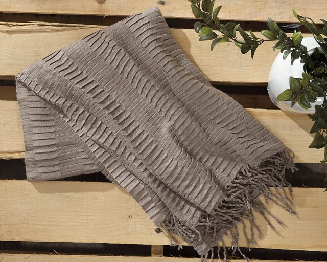 Signature Design by Ashley® Mendez 3-Piece Taupe Throws-1