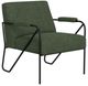 International Furniture Direct Lotus Olive/Matte Black Accent Chair-0