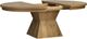 Four Hands Leif Aged Natural Round Extension Dining Table-5