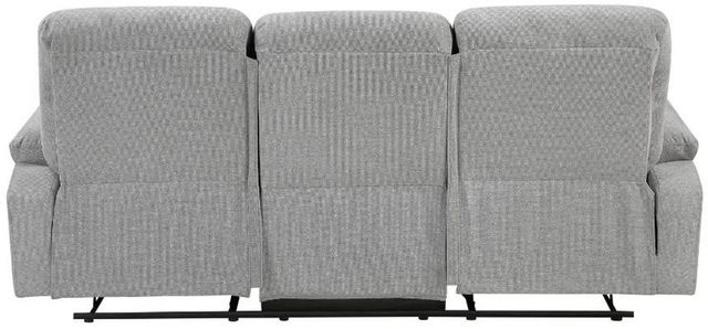 Homelegance® Jules Gray Double Manual Reclining Sofa-3