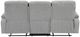 Homelegance® Jules Gray Double Manual Reclining Sofa-3