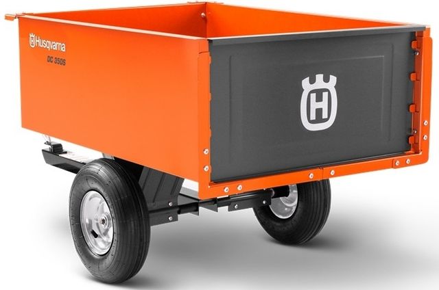 Husqvarna® 9 Cu. Ft. Steel Dump Cart-1