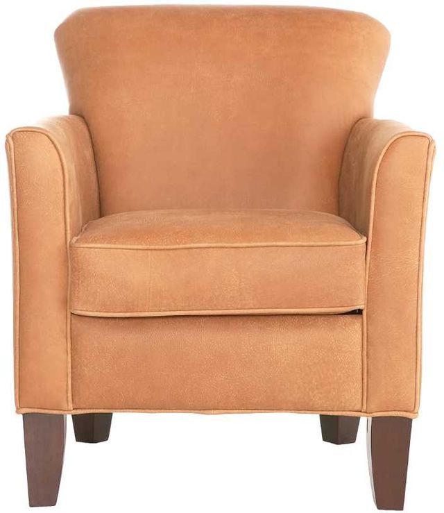 Marshfield Furniture Irene Brown Leather Chair-1