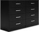 Signature Design by Ashley® Finch 3-Piece Black Full Panel Platform Bed Set-2