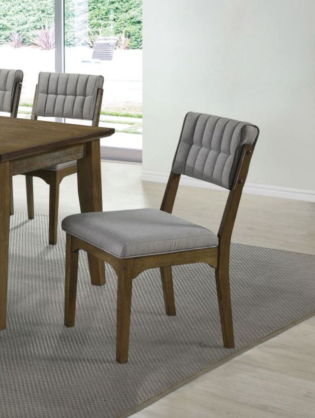 Coaster® Rayleene 5-Piece Grey/Medium Brown Dining Set-3