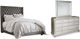 Signature Design by Ashley® Coralayne 3-Piece Gray King Upholstered Bed Set-0