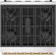 Thor Kitchen Gordon Ramsay Collection 30" Stainless Steel Pro Style Liquid Propane Range with Precision Knob Control in Bronze Trim-5