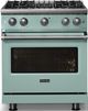 Viking® 5 Series 30" Splash Pro Style Gas (LP) Range with Polished Chrome Trim-4