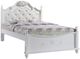 Elements International Alana 4-Piece White Youth Full Platform Bedroom Set-4