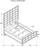 Coaster® Durango 4-Piece Gray/Smoked Peppercorn California King Panel Bedroom Set-2