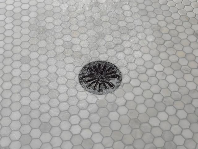 Delta Matte Black 4" Tile-In Round Shower Drain-1
