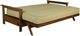 Kodiak Furniture Emily Brownstone/Monte Toro Pistachio Full Futon Frame with Mattress-1