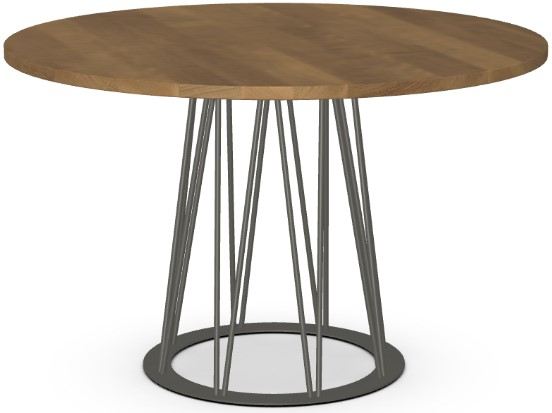 Amisco Customizable Calypso Dining Table with 39" Solid Birch Top