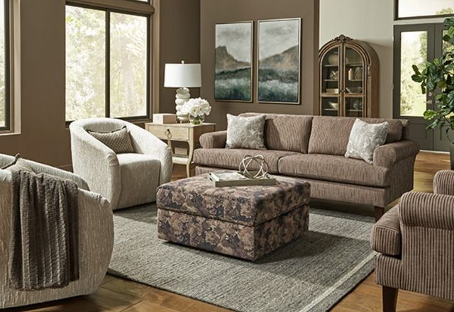 Best® Home Furnishings Customizable Lumira Sofa with Espresso Legs-3