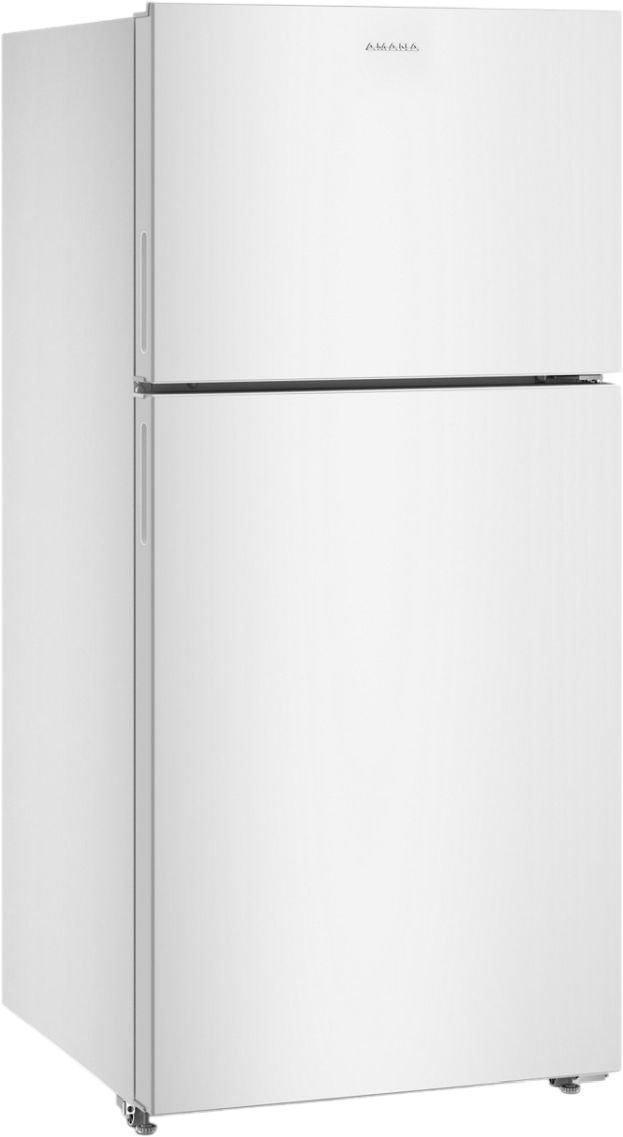 Amana® 30" 19.3 Cu. Ft. White Garage Ready Top Freezer Refrigerator with Dual Crisper Drawers-2