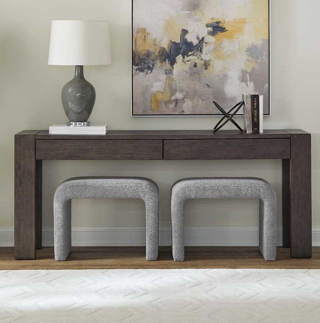 Liberty Furniture 3-Piece Gray Mist/Satin Espresso Table and Seating Set-1