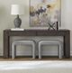 Liberty Furniture 3-Piece Gray Mist/Satin Espresso Table and Seating Set-1