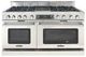 Capital Cooking™ Grand Chef 60" Stainless Steel Open Burner Pro Style Dual Fuel Range with Grill-0