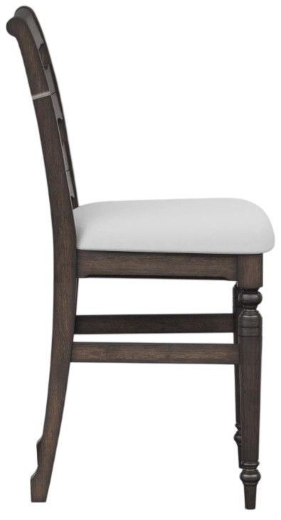 Bernards Bellamy Lane Coffee Ladder Back Counter Stool-3