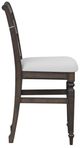 Bernards Bellamy Lane Coffee Ladder Back Counter Stool-3