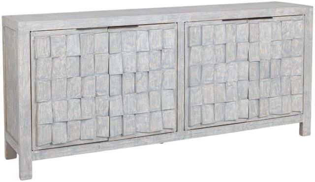 Classic Home Gama Blue Washed Cabinet-0