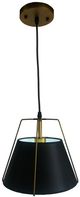 YHD Studio Black/Soft Gold 1-Light Pendant Lighting-2