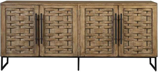 Nest Home Collections Madison Antique Natural Cabinet-2