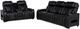 Coaster® Zuma 2-Piece Black Power Sofa Set with Power Headrest-0