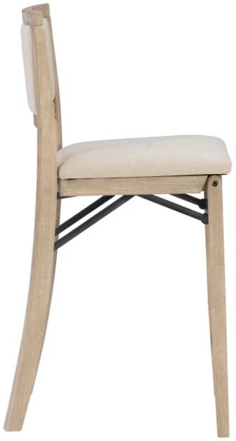 Linon Keira Gray Wash Folding Counter Stool-3