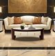 Michael Amini® Paris Chic Espresso Oval Cocktail Table-1