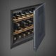 Smeg Linea 24" Neptune Grey Built-In Wine Cooler-1