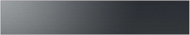Samsung Bespoke 36" Matte Black Steel French Door Refrigerator Middle Panel-0