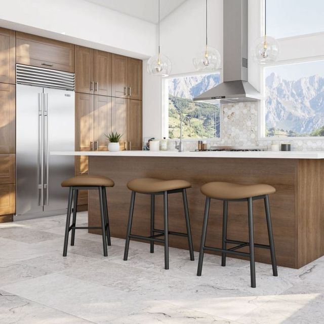 Amisco Customizable Willo Upholstered Counter Stool-1