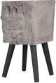 A & B Home Natural Stone Gray Tone Statue Planter-2