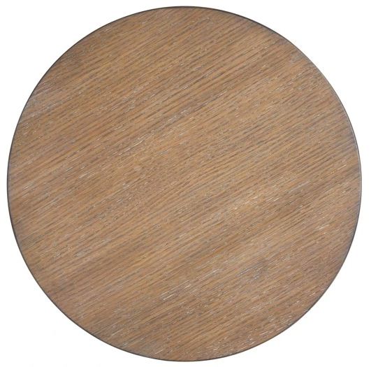 Magnussen Home® Lansbury Antique Wheat Round Accent Table-4