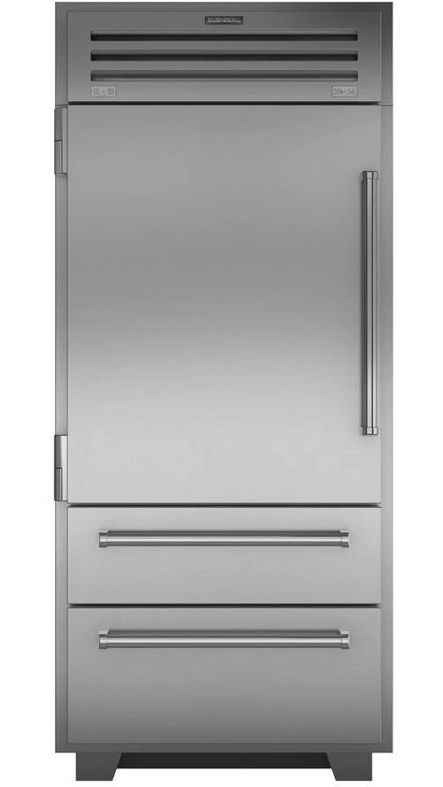 Sub-Zero® PRO Series 36" 22.7 Cu. Ft. Stainless Steel Built-In Bottom Freezer Refrigerator-0