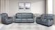 New Classic® Home Furnishings Willow Gray Manual Glider Recliner-1