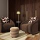 TOV Furniture Rory Chocolate Brown Swivel Accent Chair-1