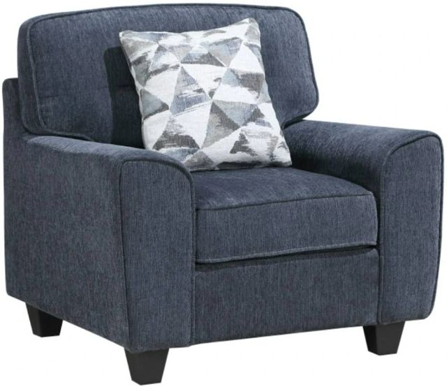 Homelegance® Bennett Blue Accent Chair-0